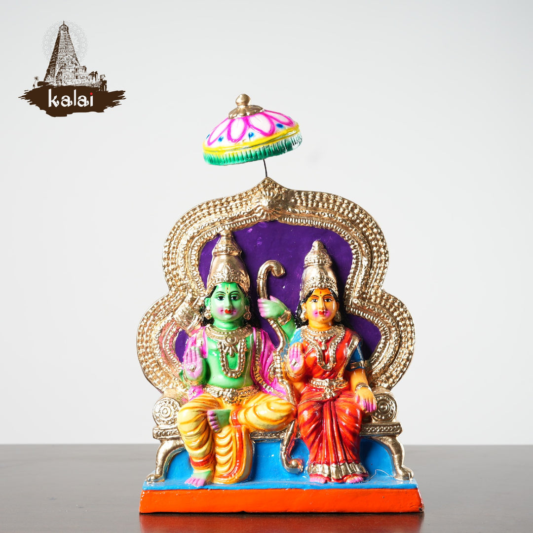 Eternal Love: Ram Sita Handmade Sculpture