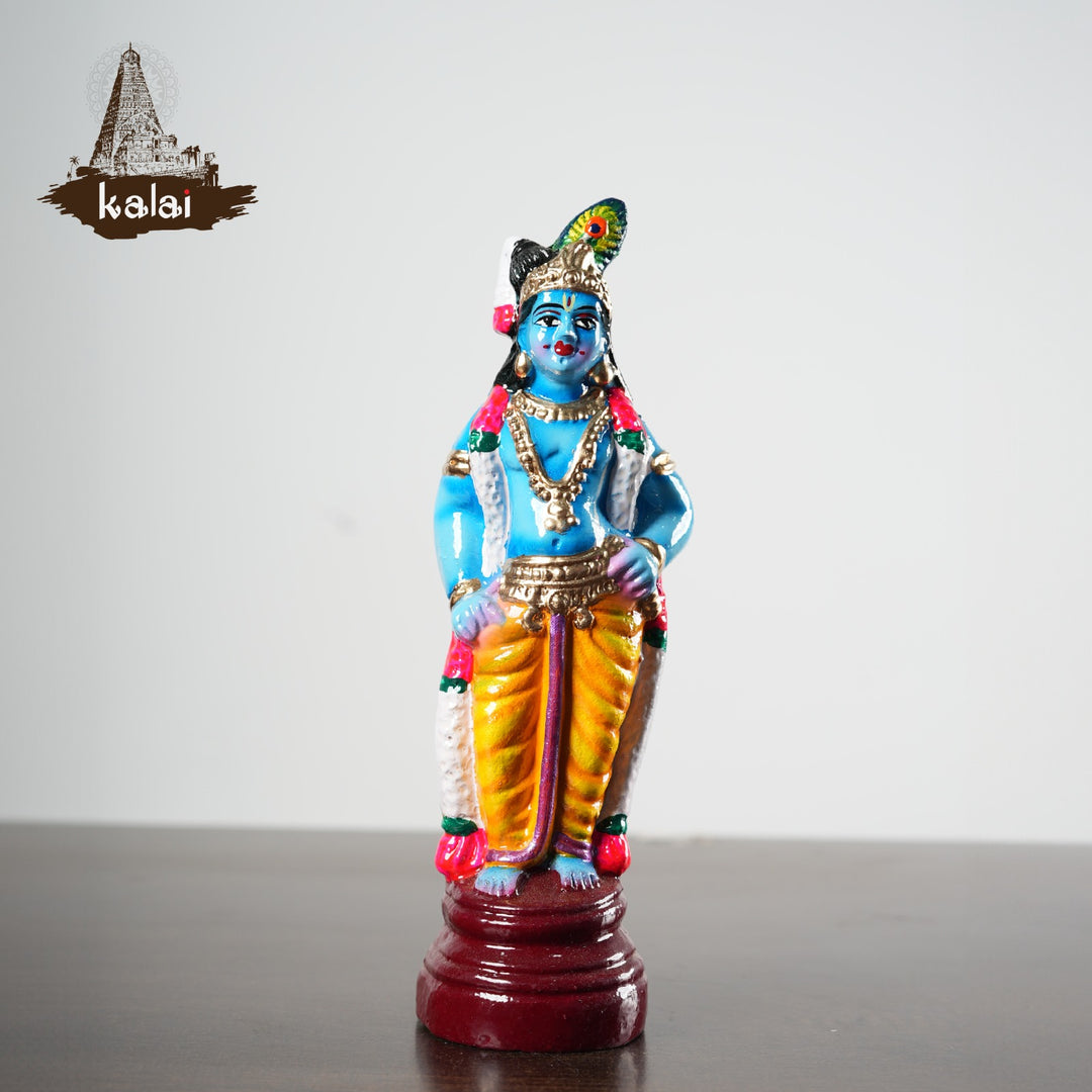 Divine Melody: Lord Krishna Handmade Sculpture