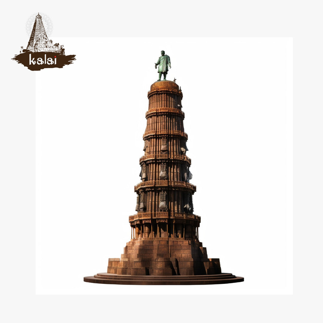 Timeless Majesty: Qutub Minar Handcrafted Replica